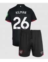 West Ham United Max Kilman #26 Vieraspaita Lasten 2024-25 Lyhythihainen (+ shortsit)